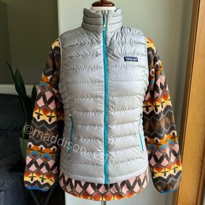 Patagonia Down Sweater Vest Medium Drifter Gray 800-fill Down Regular Fit M